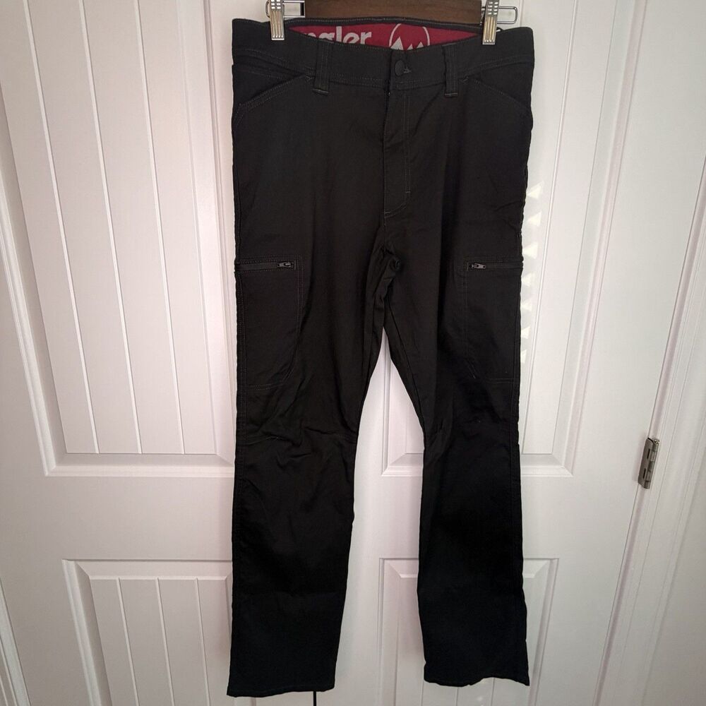 Wrangler ATG All Terrain Gear Pant Men 32x32 Black Nylon Stretch Hiking Workwear
